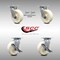 Service Caster 6 Inch Stainless Steel Nylon Caster Set with Roll Bearings 2 Swivel Lock 2 Brake SCC-SS30S620-NYR-BSL-2-TLB-2 - alternate 3